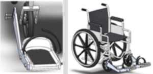תמונת פיתרון הניהוג הגלגל קידמי בכיסא הגלגלים